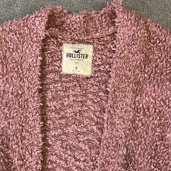 Super Fuzzy Rosegold Cardigan - Picture 2 of 6